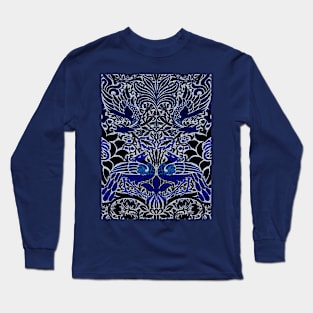 William Morris Peacock And Dragon Long Sleeve T-Shirt